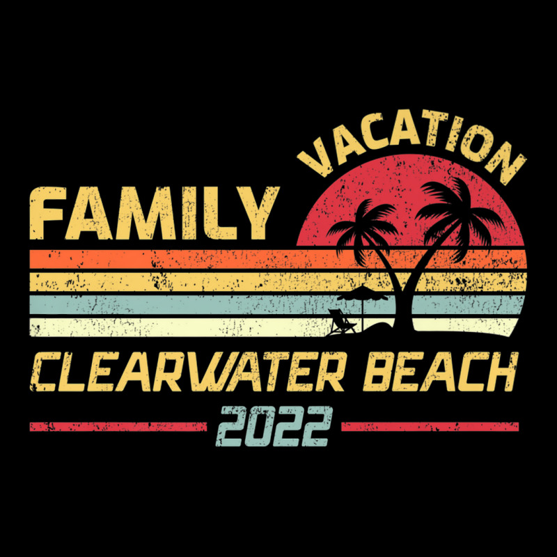 Family Vacation 2022 Vintage Retro Florida Clearwater Beach Premium Pocket T-Shirt by Tiktify | Artistshot