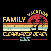 Family Vacation 2022 Vintage Retro Florida Clearwater Beach Premium Fleece Short | Artistshot