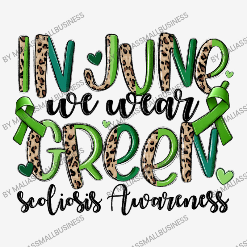 In June We Wear Green Scoliosis Awareness 15 Oz Coffee Mug | Artistshot