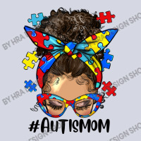 Afro Messy Bun Light Skin Autism Mom Fleece Short | Artistshot