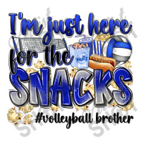 Im Just Here For The Snacks Volleyball Brother V-neck Tee | Artistshot