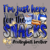 Im Just Here For The Snacks Volleyball Brother Vintage Hoodie | Artistshot