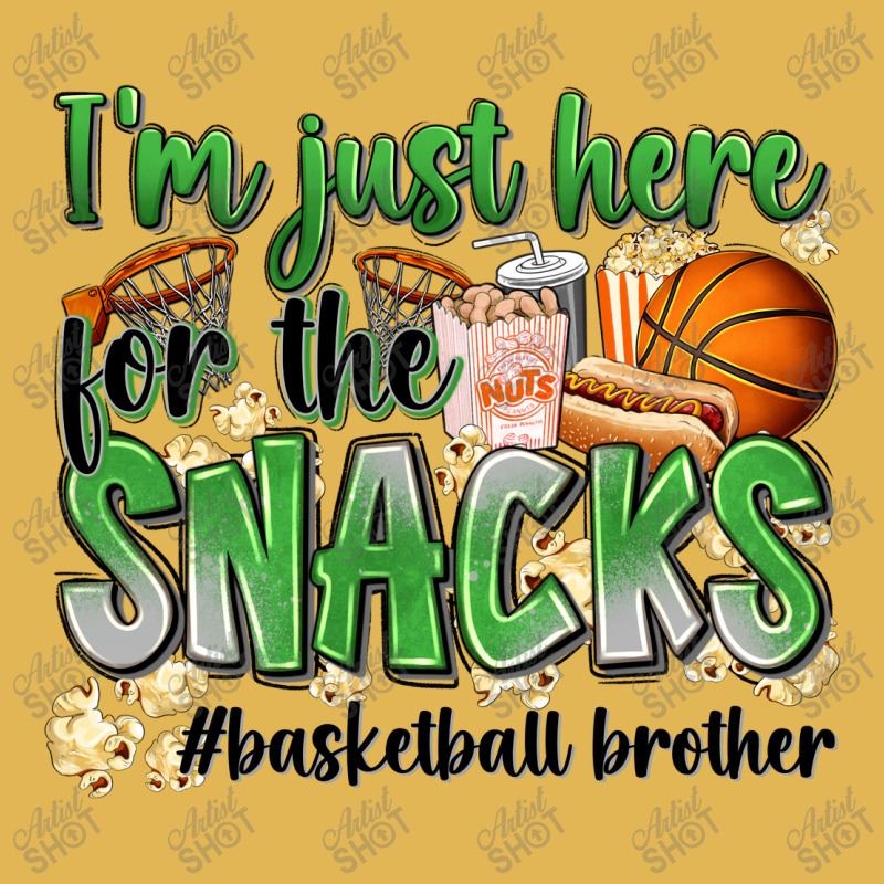 I'm Just Here For The Snacks #basketball Brother Vintage Hoodie And Short Set | Artistshot