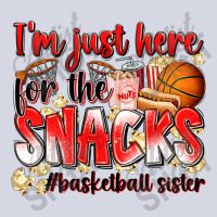 Im Just Here For The Snacks Basketball Sister Fleece Short | Artistshot