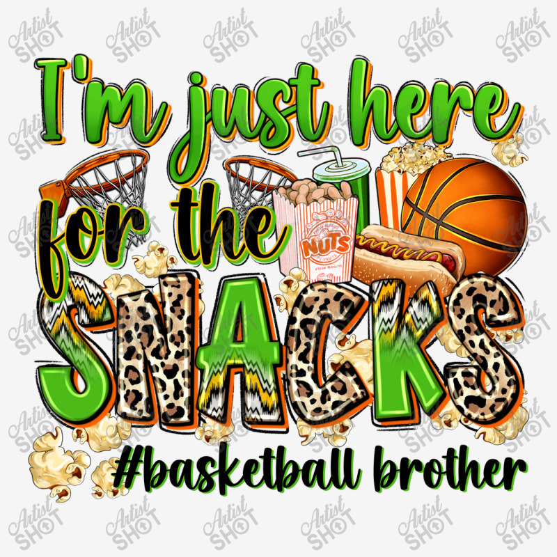 Im Just Here For The Snacks Basketball Brother Camper Cup | Artistshot