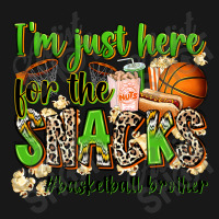 Im Just Here For The Snacks Basketball Brother Flannel Shirt | Artistshot