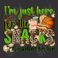 Im Just Here For The Snacks Basketball Brother Vintage Short | Artistshot