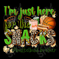 Im Just Here For The Snacks Basketball Brother Fleece Short | Artistshot