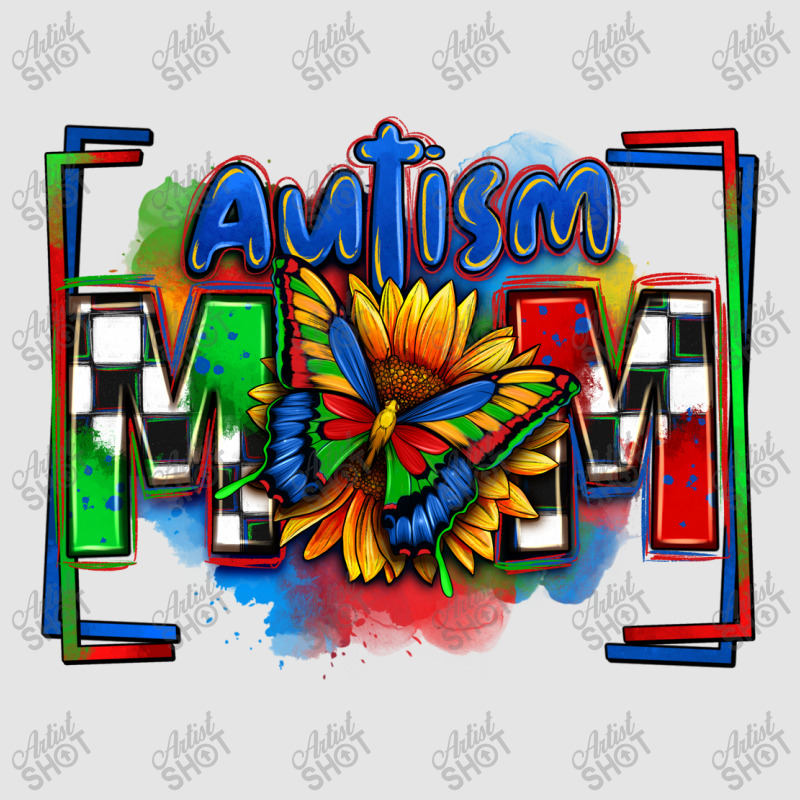 Autism Mom Checkered Flag Exclusive T-shirt | Artistshot