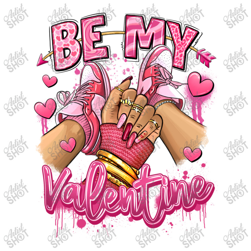 Be My Valentine Light Skinned Girl Sneakers Raglan Crop Top | Artistshot