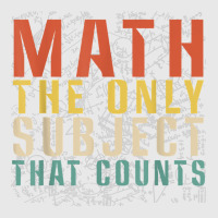 Math The Only Subject That Counts Funny Retro Math Teacher T Shirt Baseball Cap | Artistshot