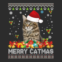 Merry Catmas Maine Coon Cat Ugly Sweater Christmas Santa T Shirt Baseball Cap | Artistshot