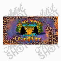 The Best Memories Are Made Around The Campfire Camping License Plate Coffee Mug | Artistshot