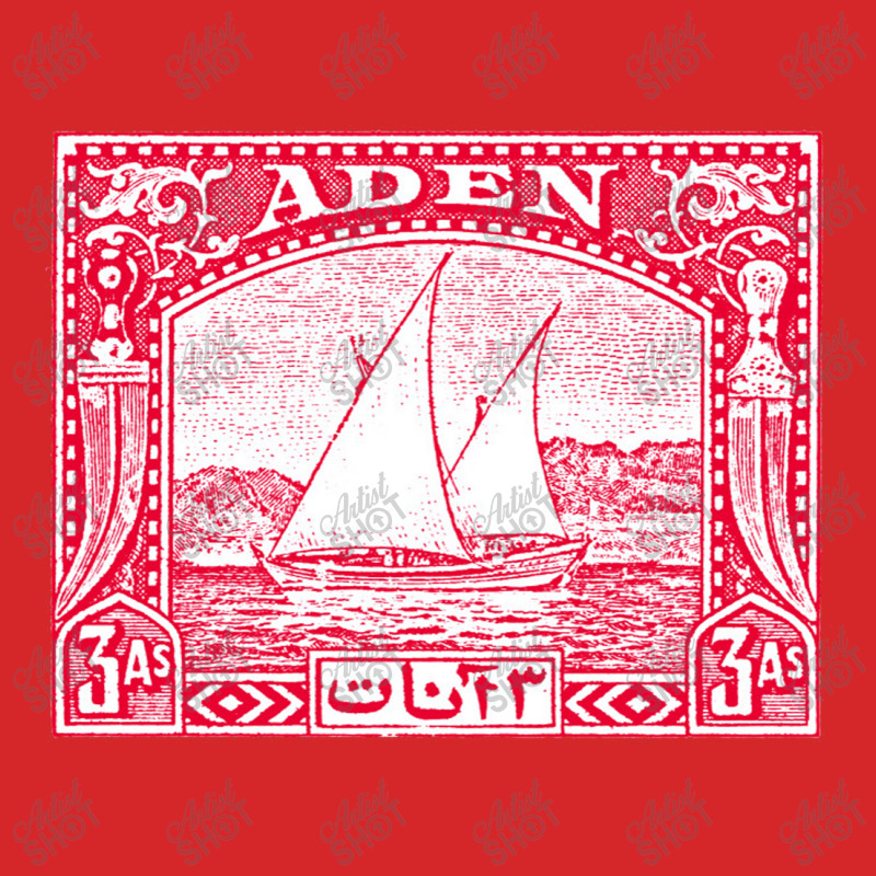 Vintage Aden Sailboats Postage Stamp Design Trucker Cap | Artistshot