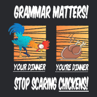 Chickens T  Shirt Grammar Matters Stop Scaring Chickens T  Shirt Trucker Cap | Artistshot