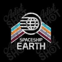 Vintage Spaceship Earth With Distressed Camo Snapback | Artistshot