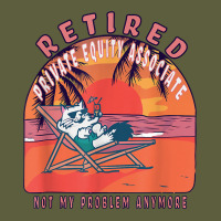 Retired Private Equity Associate Funny Vintage Retirement T Shirt Camo Snapback | Artistshot