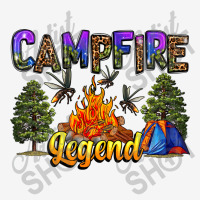 Campfire Legend Neo Western Metal Print Horizontal | Artistshot