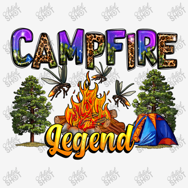 Campfire Legend Neo Western Metal Print Horizontal | Artistshot