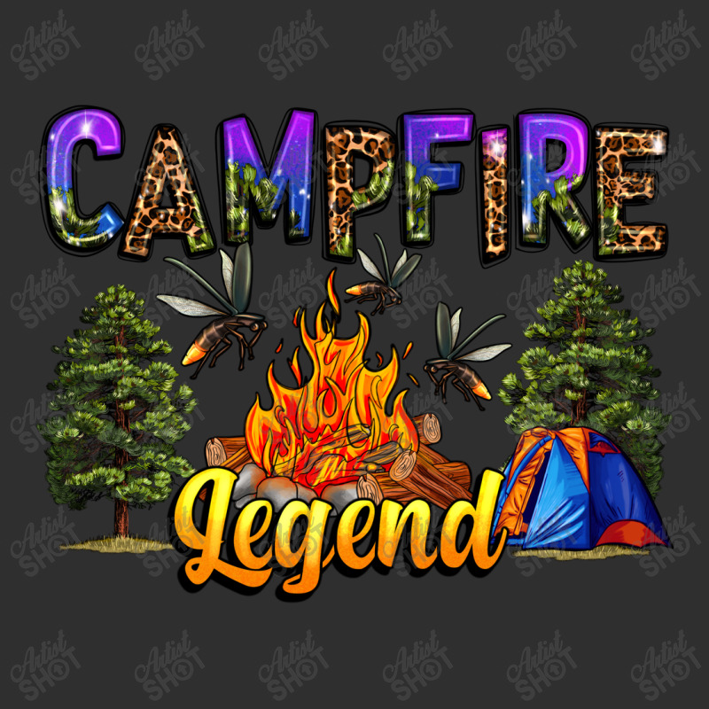 Campfire Legend Neo Western Oval Leatherette Patch | Artistshot