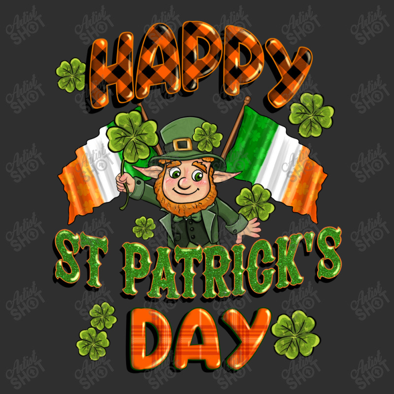 Happy St Patricks Day Round Leatherette Patch | Artistshot