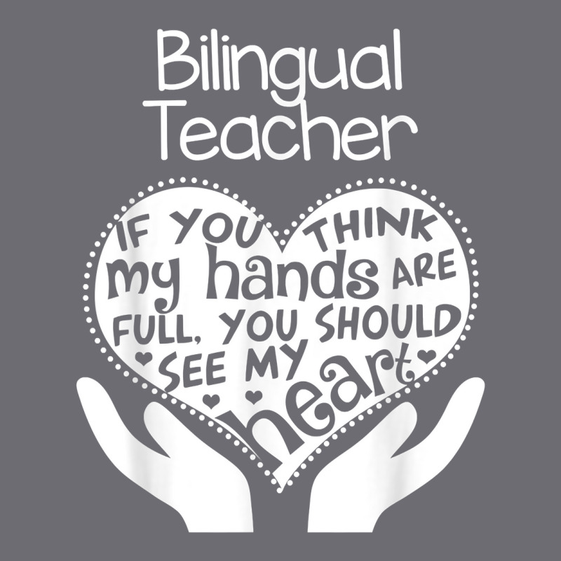 Bilingual Teacher T Shirt Heart Hands School Team Group Gift Mesh cap by ZaraeTrullinger | Artistshot