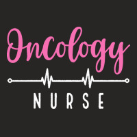 Oncology Nurse T  Shirt Oncology Nurse   Font Contrast Design T  Shirt Ladies Fitted T-shirt | Artistshot