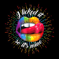 Lgbt Pride Lgbtq I Licked It So It's Mine Sexy Rainbow Lips T Shirt Camo Snapback | Artistshot