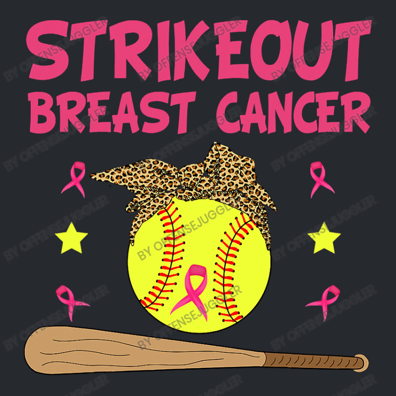 Breast Cancer Strike Out Breast Cancer Awareness Softball Fighters 217 Flat Bill Snapback Cap by offensejuggler | Artistshot