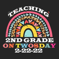 Great Vintage Second Grade On Twosday T  Shirtfunny Vintage Teaching 2 Unisex Hoodie | Artistshot