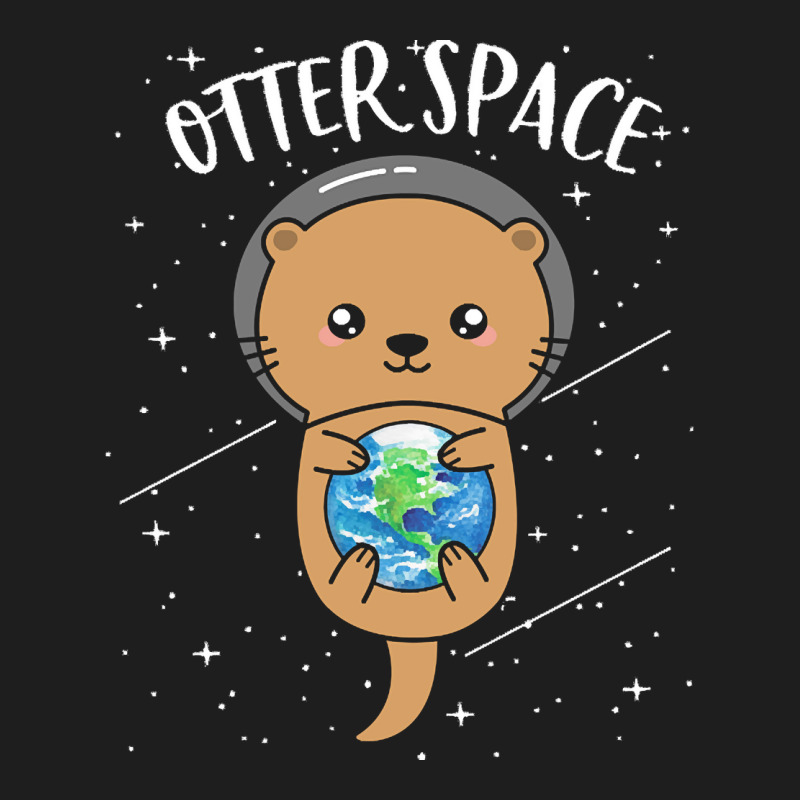 Otter Space T  Shirt Otter Space Cute Funny Sea Otter Astronaut Milky Classic T-shirt by abigale00240 | Artistshot