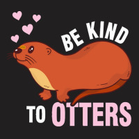 Otter T  Shirt Cute Otter Love Heart T  Shirtby T-shirt | Artistshot