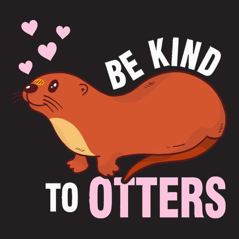 Otter T  Shirt Cute Otter Love Heart T  Shirtby T-shirt | Artistshot