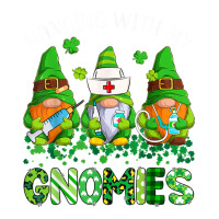 St Patricks Day Hanging With My Gnomies Nurse Stethoscope T Shirt Take Out Paper Bag - 14 X 10 X 15 1/2 | Artistshot