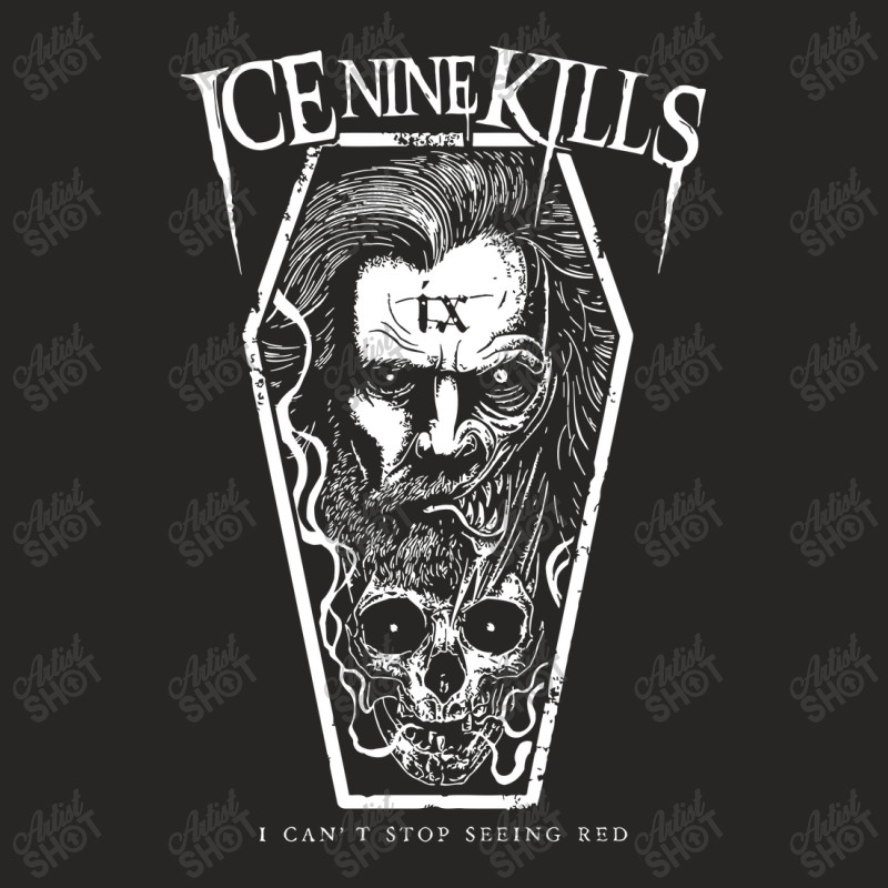 Ice Nine Kills I Can't Stop Seeing Red Ladies Fitted T-Shirt by kemi link | Artistshot