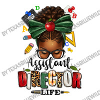 Assistant Director Life Afro Messy Bun Baby Bodysuit | Artistshot