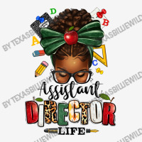 Assistant Director Life Afro Messy Bun Toddler 3/4 Sleeve Tee | Artistshot