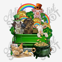 St. Patrick's Day Animal Truck Baby Bibs | Artistshot