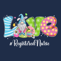 Funny Gnome Bunny Love Registered Nurse Easter Christians T Shirt Baseball Cap | Artistshot