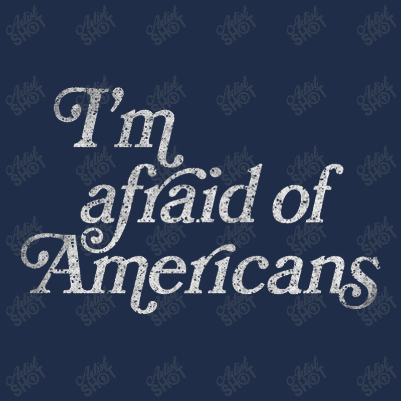 I'm Afraid Of Americans Original Faded Retro Style Design Baseball Cap by gusjigangkudus | Artistshot