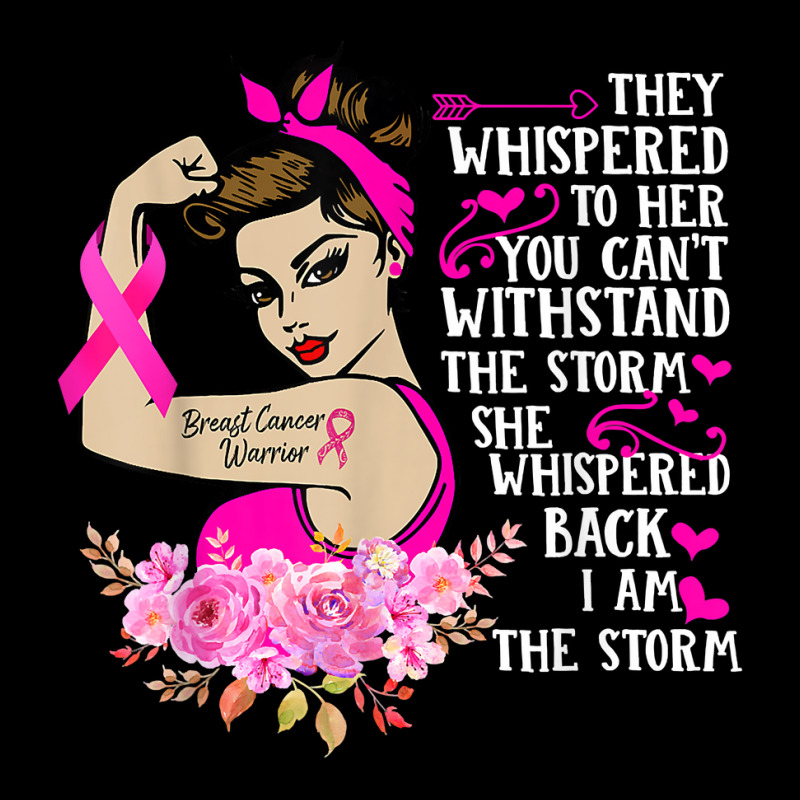 I'm The Storm Strong Women Breast Cancer Warrior Pink Ribbon T Shirt Baby Tee | Artistshot