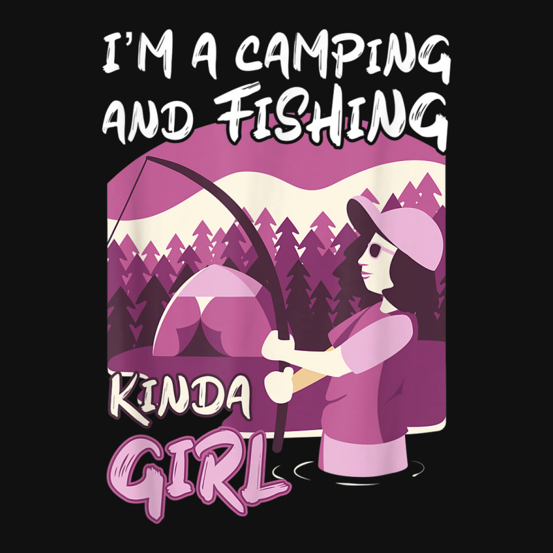 Girl Fishing Rod Campfire Fish Woman Camping And Fishing Fanny Pack | Artistshot