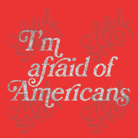 I'm Afraid Of Americans Original Faded Retro Style Design Mesh Cap | Artistshot