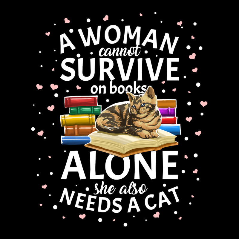 Book Reader A Woman Cannot Survive On Books Only She Also Needs A Cat Camo Snapback by circularflap | Artistshot