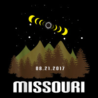 Colorful Total Solar Eclipse Missouri T Shirt Camo Snapback | Artistshot