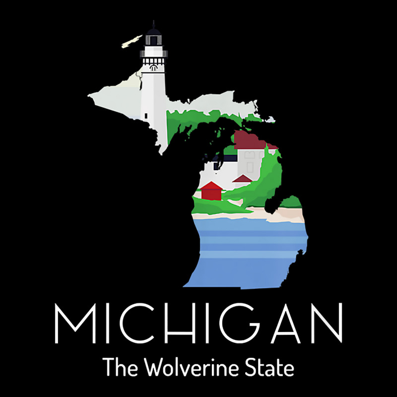 Michigan Proud State Motto The Wolverine State T Shirt Camo Snapback | Artistshot