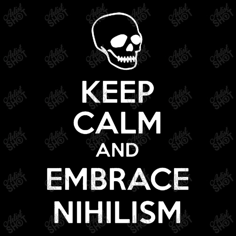 Keep Calm And Embrace Nihilism Camo Snapback by bedaopini | Artistshot