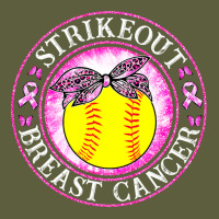 Softball Pitcher Hitter Catcher Strike Out Breast Cancer Awareness Sof Camo Snapback | Artistshot