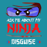 Ask Me About My Ninja Disguise, Ninja Eyes Brick For Kids T Shirt Flat Bill Snapback Cap | Artistshot