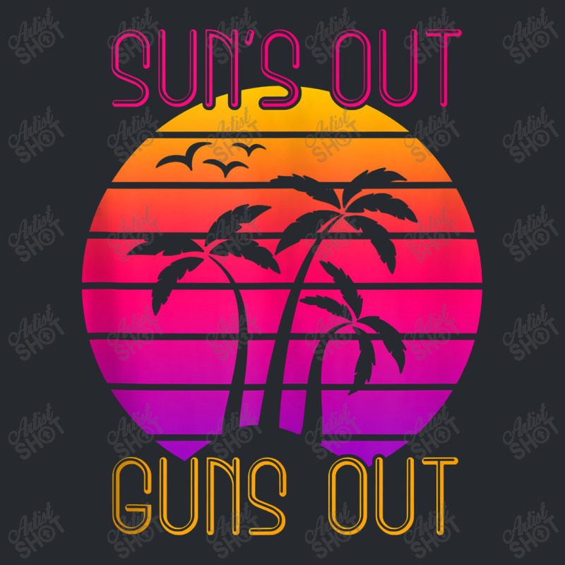 Suns Out Guns Out Palm Beach 1980s Fashion 80s Vintage Retro Tank Top Flat Bill Snapback Cap by muloisongunu | Artistshot